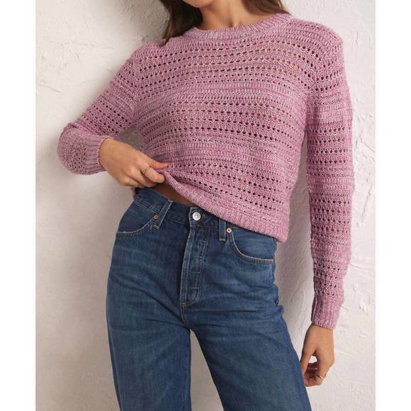 Z SUPPLY Sweaters - NEW Z SUPPLY open yarn sweater in pink